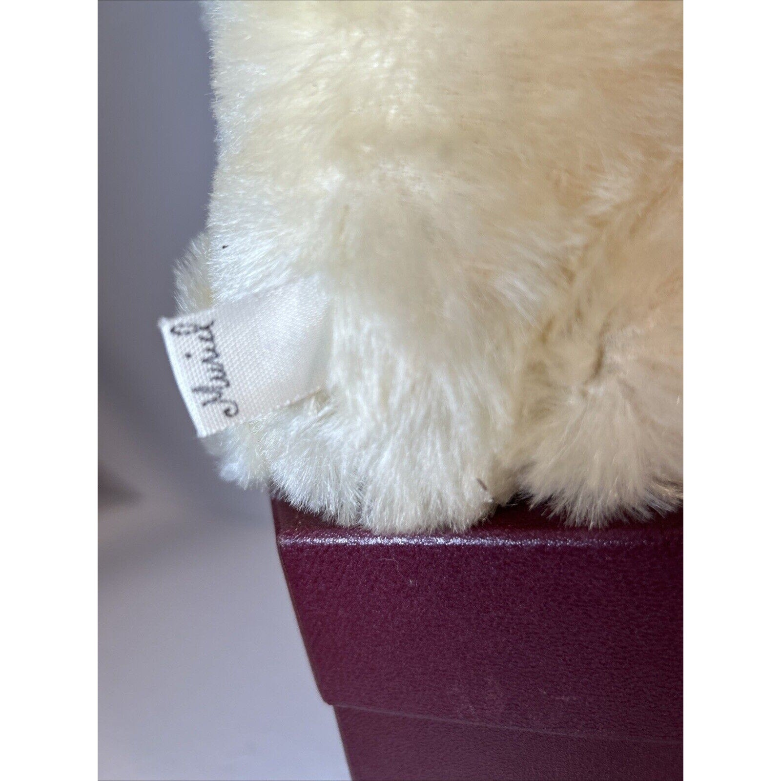 Merrythought Daisy Cranberry Hat Box Bear Mohair Ltd Ed 36/1000 UK 1994 w/ Tags