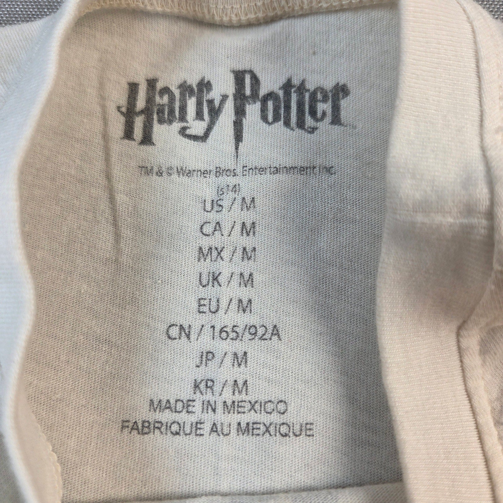 Harry Potter Sorcerer's Stone 2001 Warner Bros Tank Top Shirt Medium Vintage