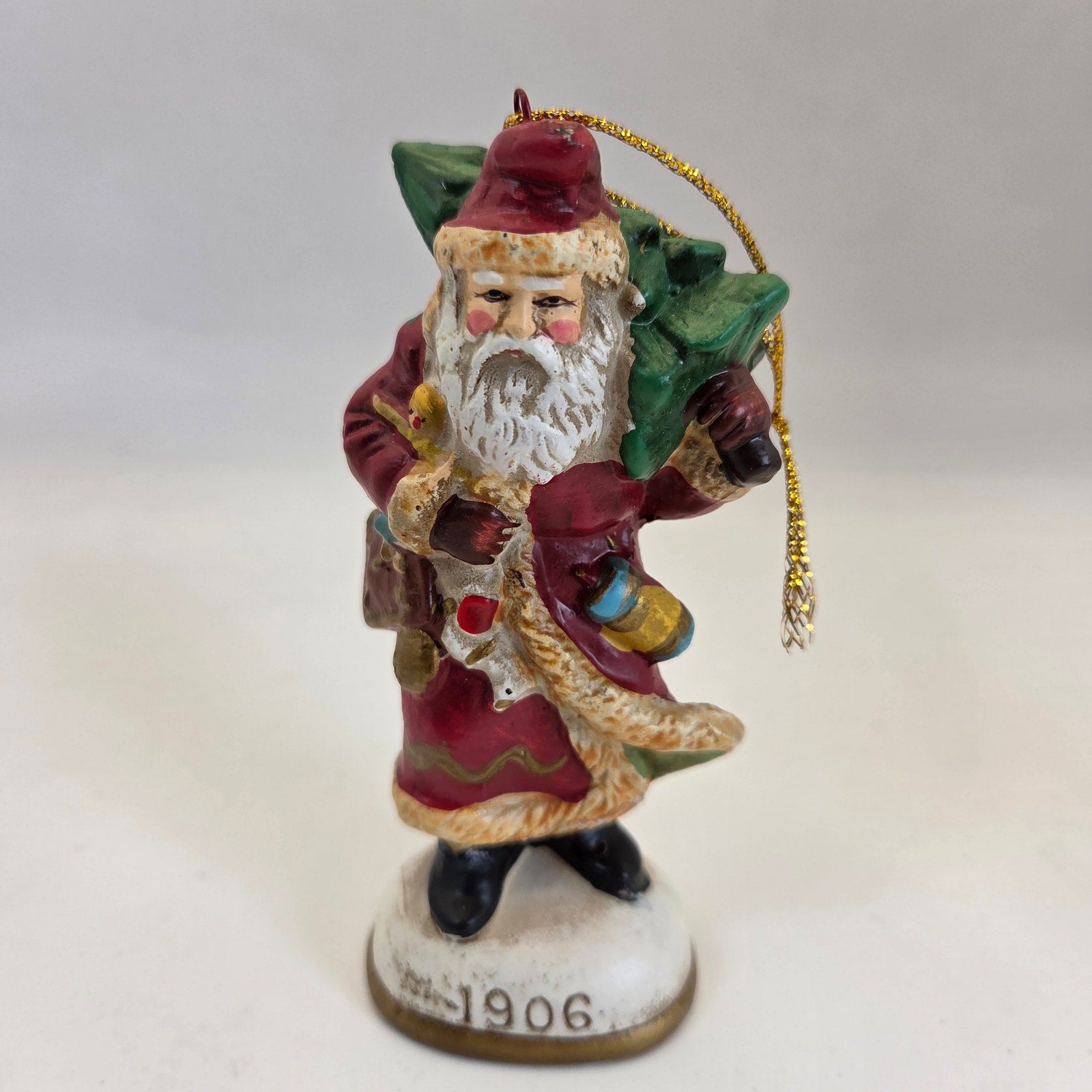 Memories of Santa 1906 Bavarian St Nicholas Ornament Box Papers Christmas Repro