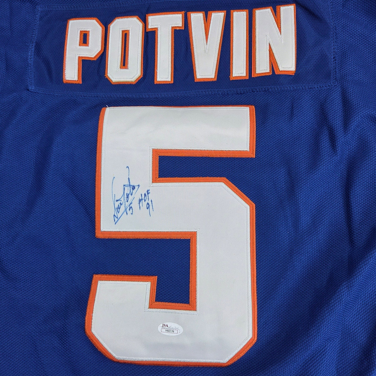 CCM Denis Potvin Signed New York Islanders Jersey HOF 91 JSA NWT Size 52
