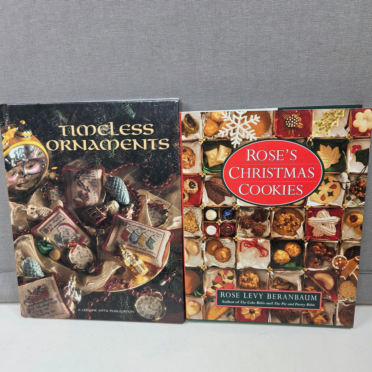 Vintage Christmas Hardcover Book Lot Leisure Arts Crafts Cookies Holiday Ideas