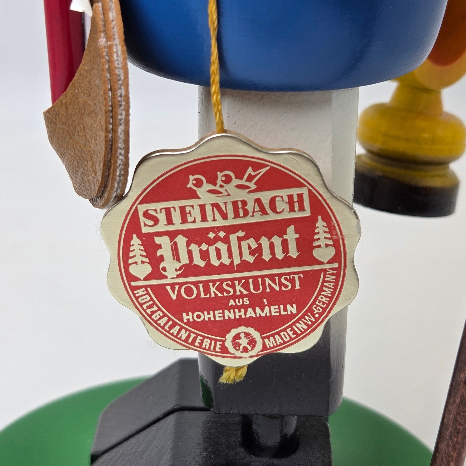 Steinbach West Germany Woodsman Smoker Nutcracker Axe Lantern Vintage