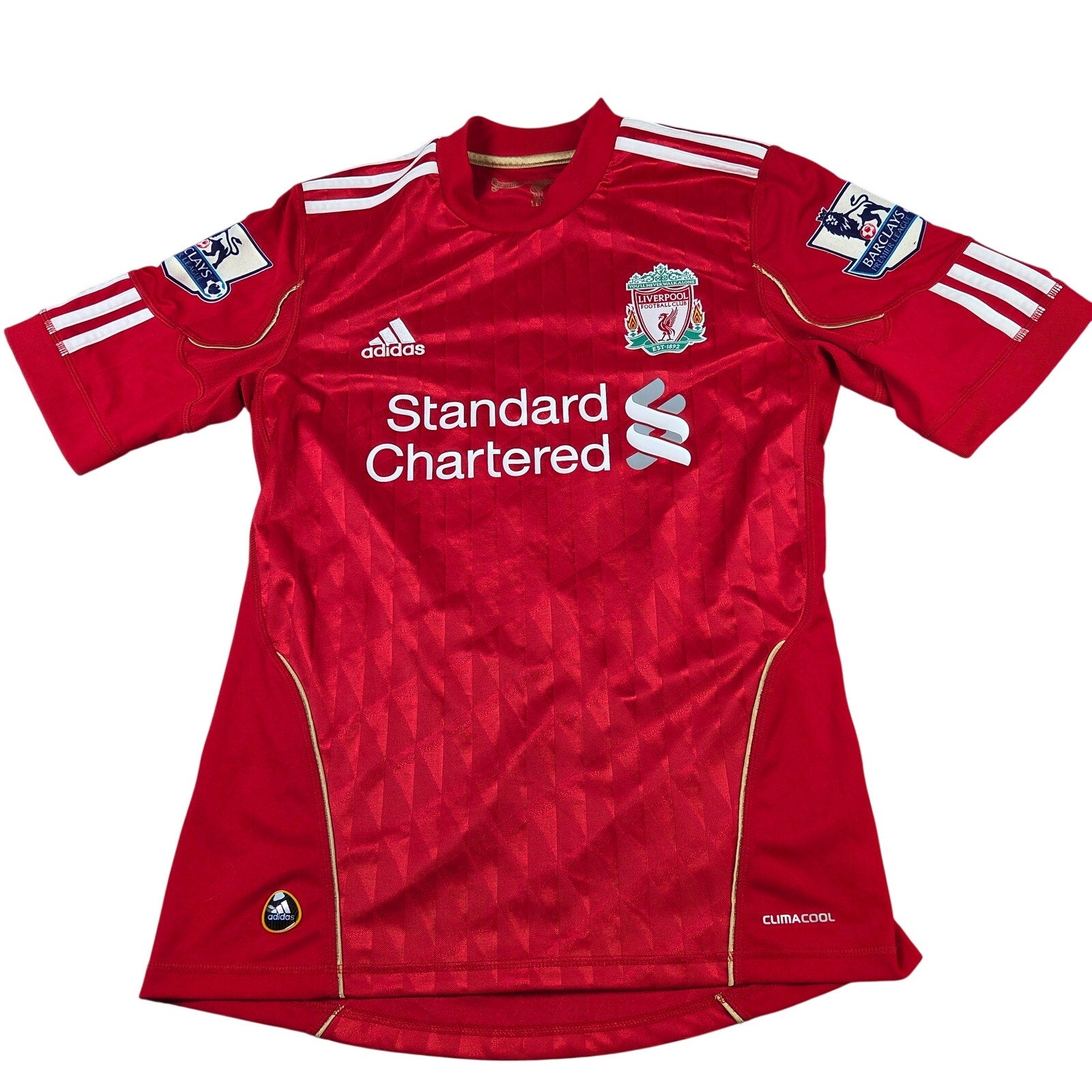 Adidas Liverpool FC Andy Carroll 9 ClimaCool Soccer Jersey Small EPL 2012