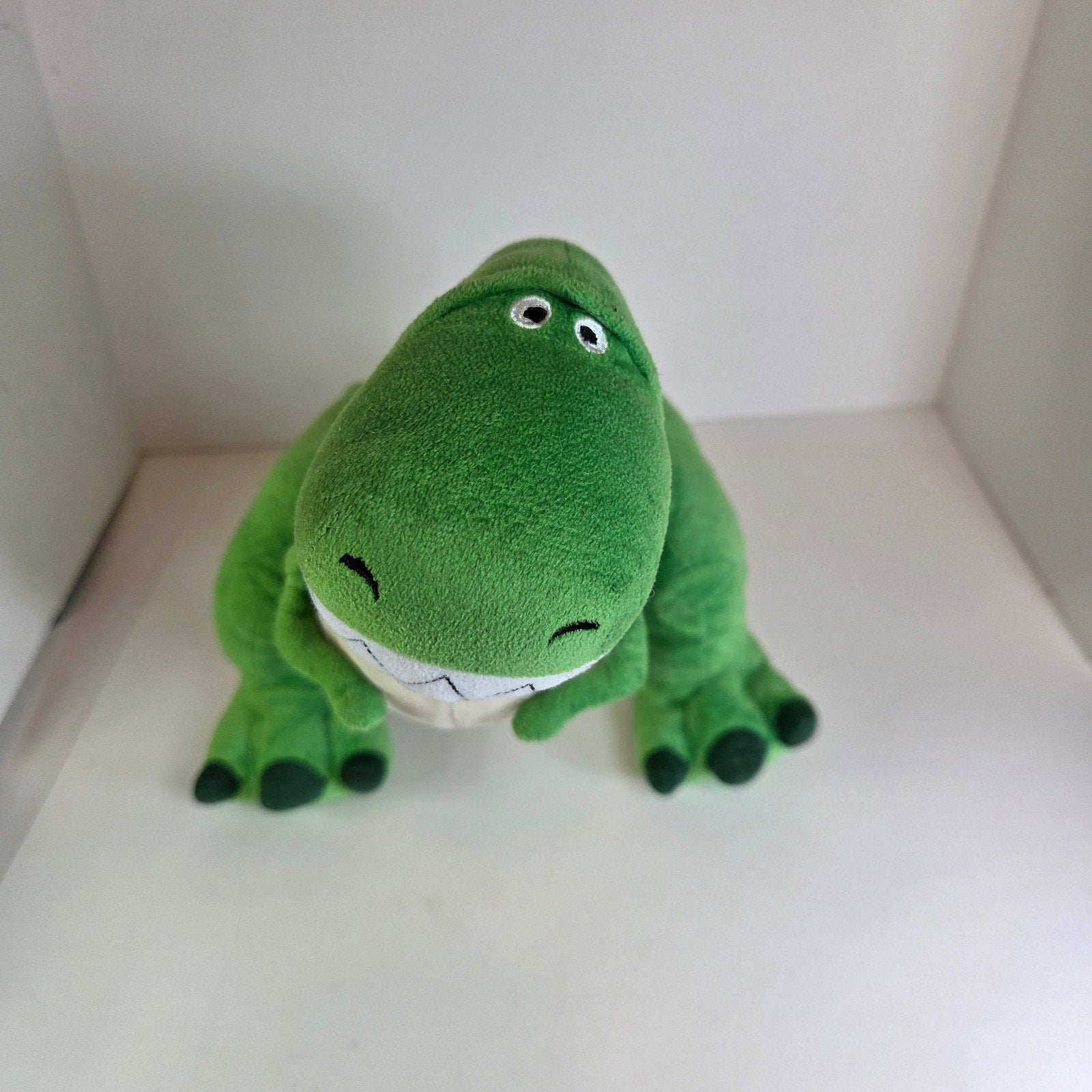 Disney Pixar Toy Story Rex Dinosaur Plush Green Stuffed Animal 16" x 10.5"