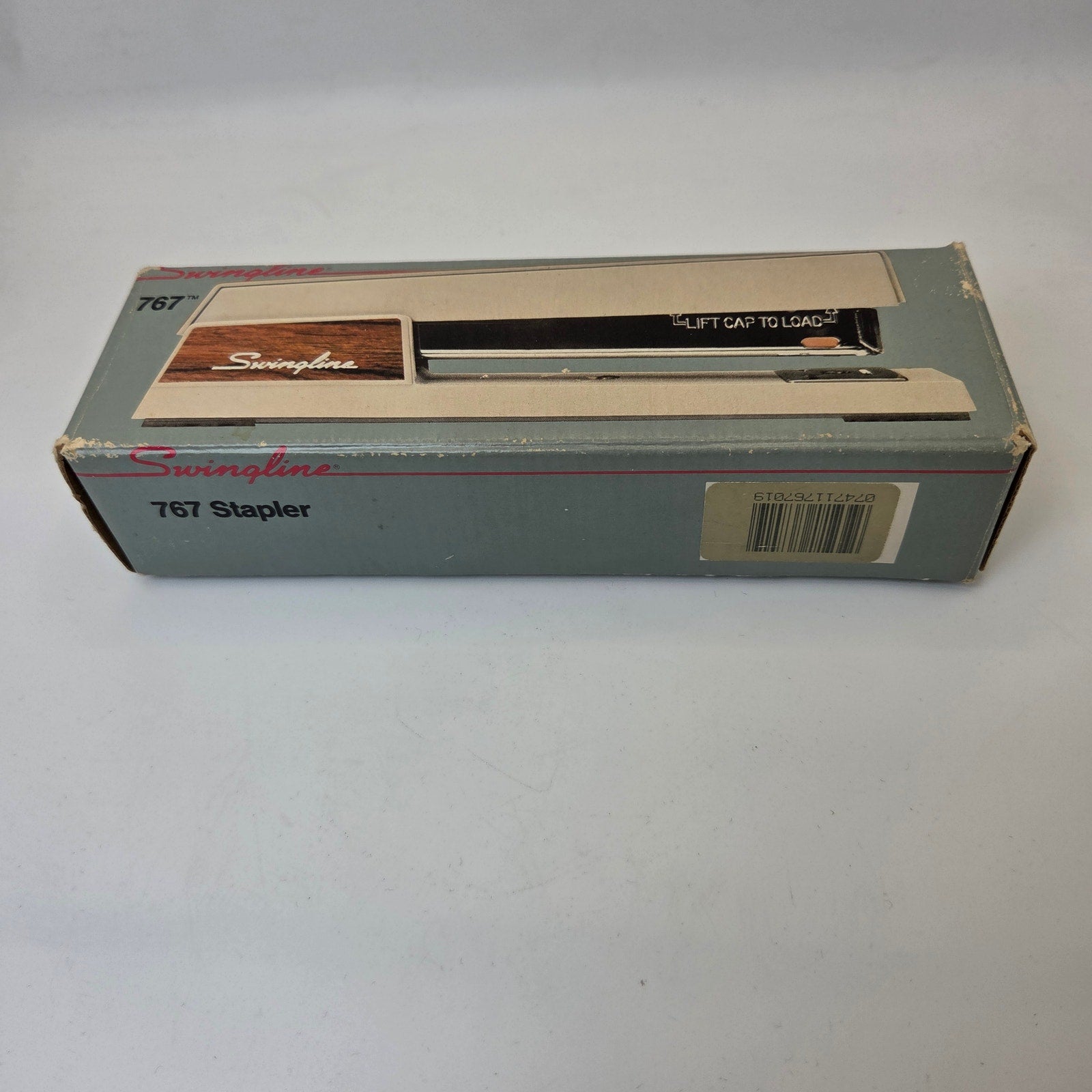 Vintage Swingline 767 Stapler Black Metal Desktop Stapler w/ Box Made in USA