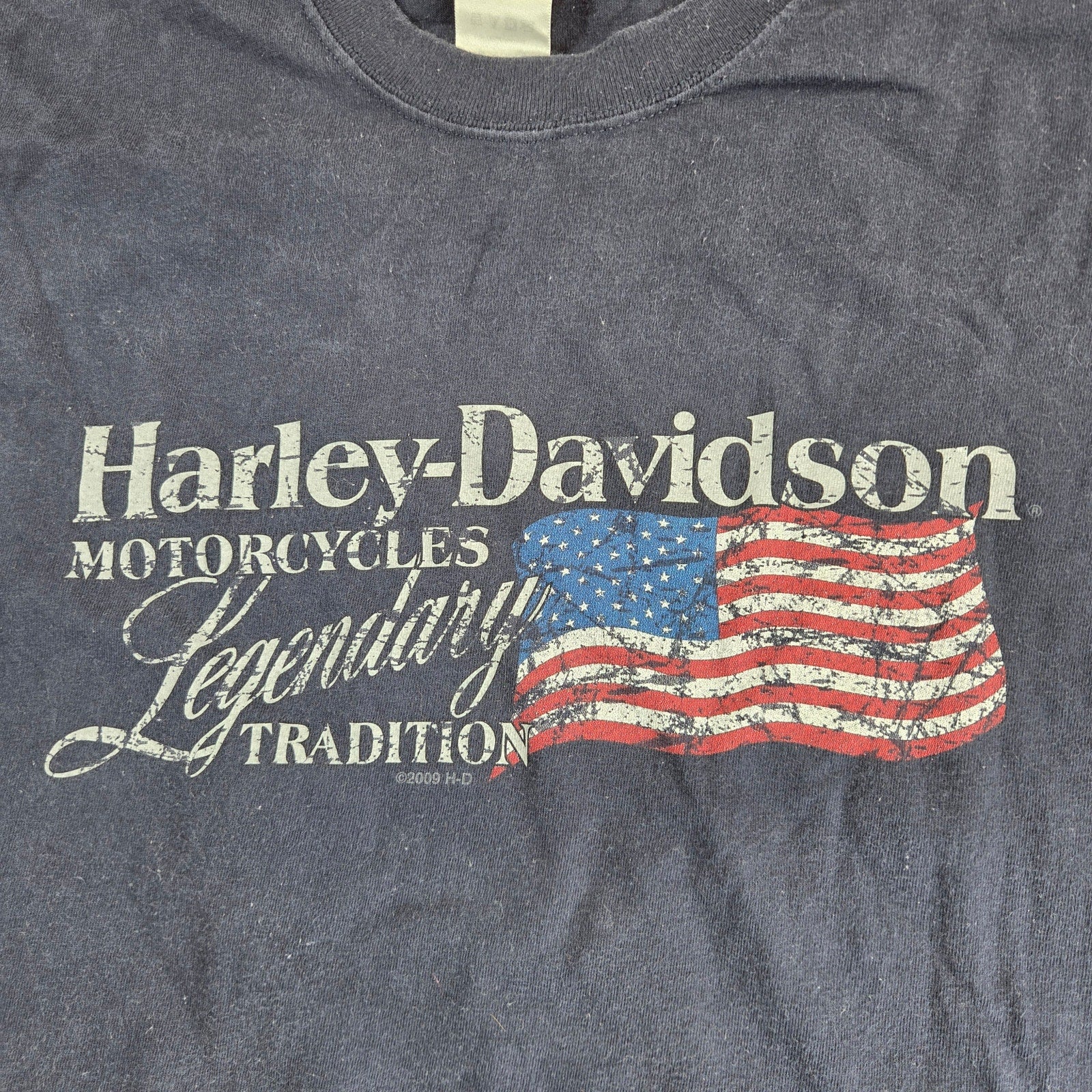 Harley-Davidson 2009 Windy City Chicago Pinup Long Sleeve T-Shirt 2XL USA