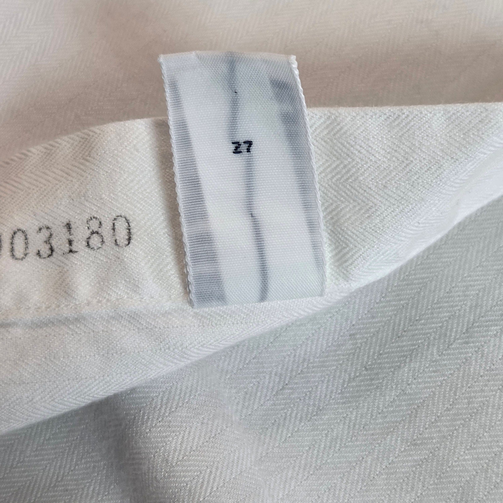 Polo Ralph Lauren Andrew White Dress Shirt 18 34/35 Made in Hong Kong