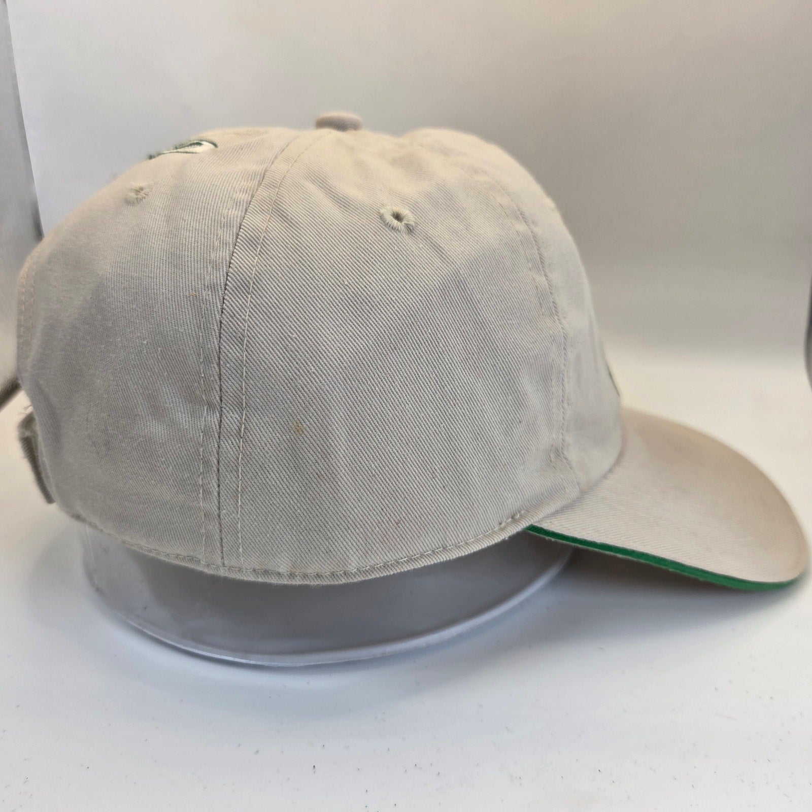 Captive Make 7 Up Yours 7UP Adjustable Strapback Promo Hat OSFA Cap Beige