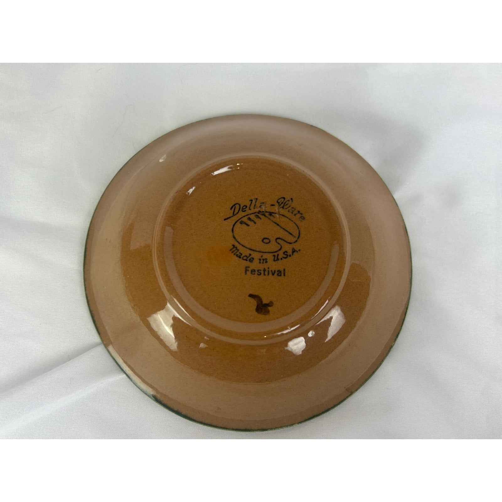 Vintage Della Ware Festival Fruit Bowls Set 5 Hand Painted USA