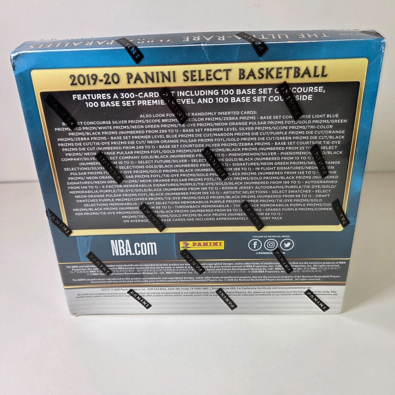2019-20 Panini Select Basketball FOTL 1st Off The Line Hobby Box Sealed