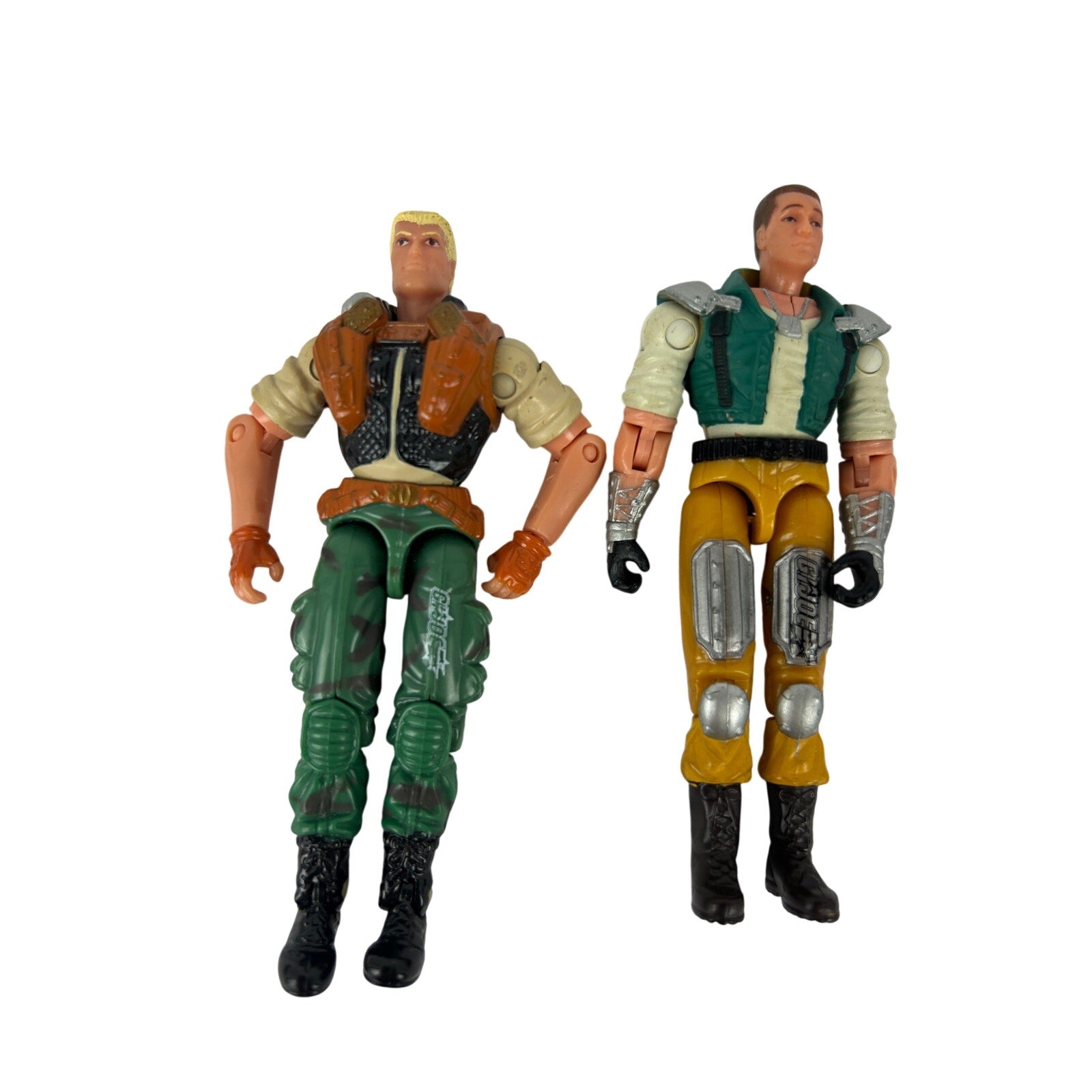 GI Joe 3.75 Figure Lot 8 Duke Stalker Blowtorch Beach Head Hi-Tech