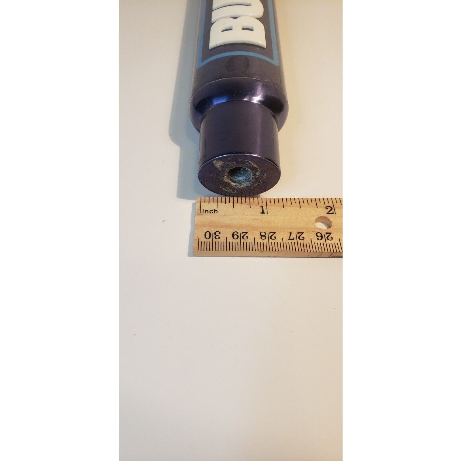 Bud Light Aluminum Blue Logo Beer Tap Handle 12” Tall