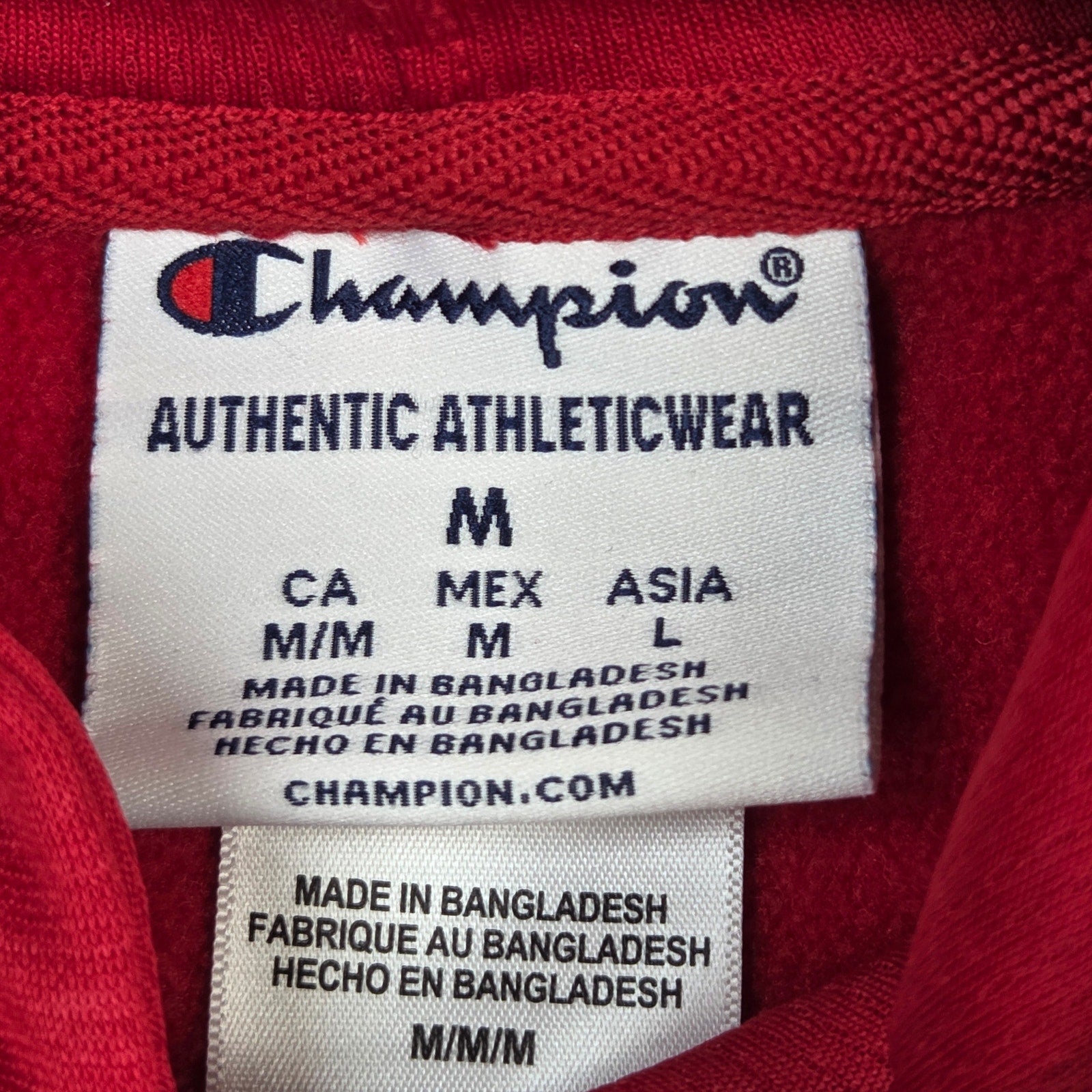 Champion Alabama Crimson Tide Hoodie Men's Medium NCAA Pullover Embroidered