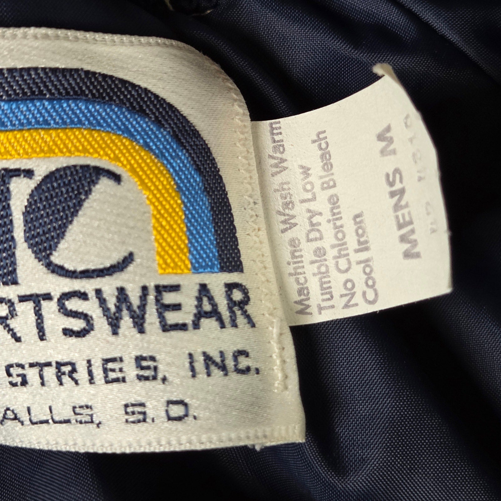 AMC Ski & Sportswear Vintage 1/4 Zip Jacket Made USA Mens Medium