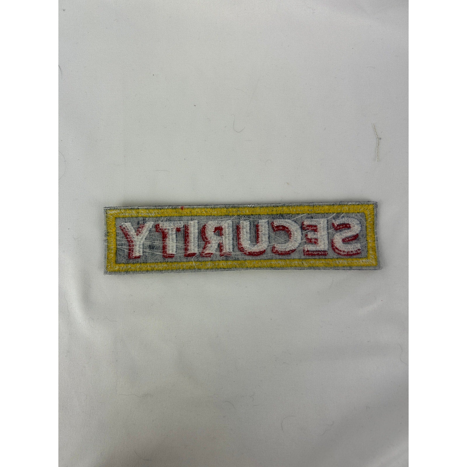 Security Patch Large 7in Embroidered Iron On Uniform Costume Badge
