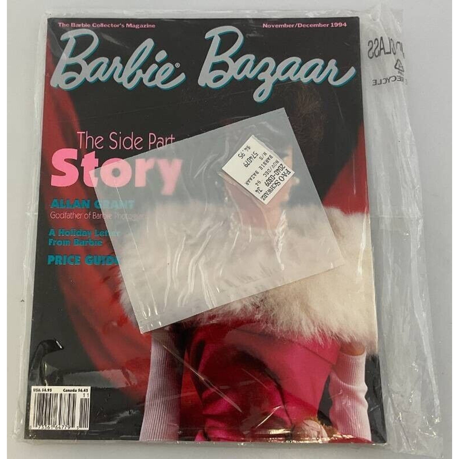 Barbie Bazaar Magazine Nov/Dec 1994 Vol 6 Issue 6 Sealed w/ Holiday Letter