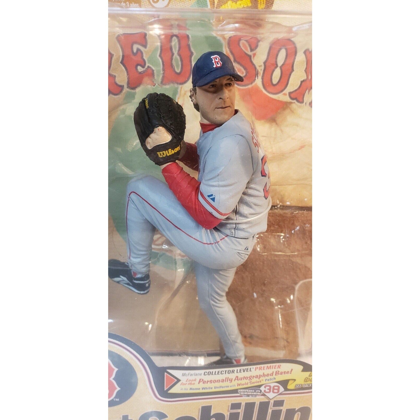 Curt Schilling McFarlane Cooperstown Collection Series 8 Boston Red Sox Figure