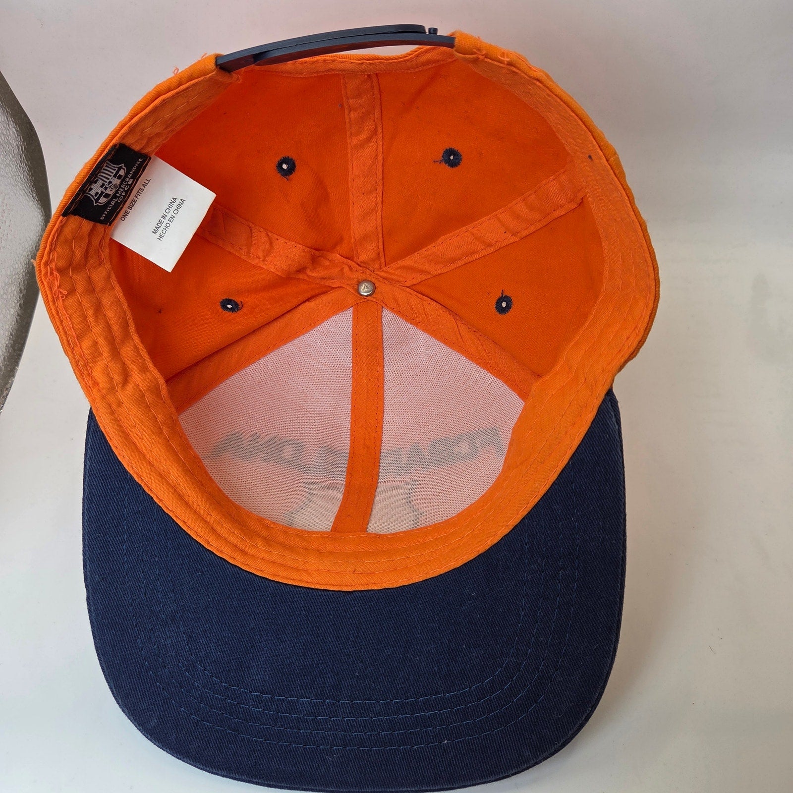 FC Barcelona Official Merchandise Snapback Hat Orange Blue FCB Soccer Cap OSFM