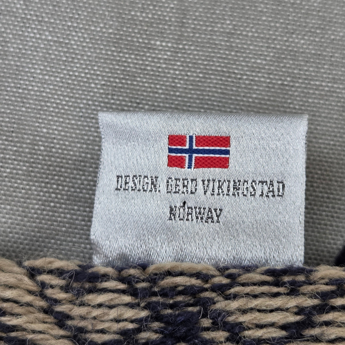 ODA of Norway Womens M Open Front Nordic Wool Cardigan Sweater Denmark Made