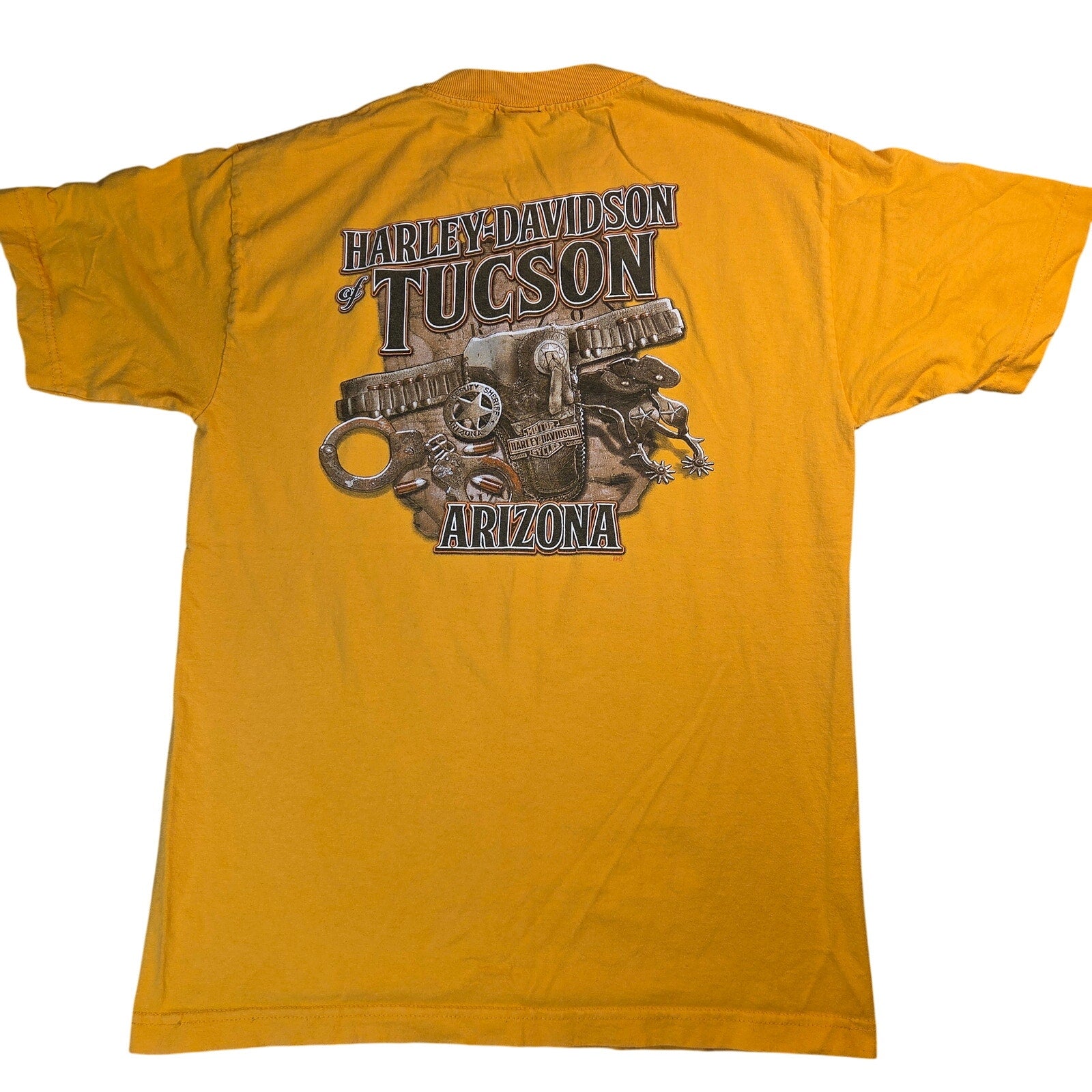 Harley Davidson Tucson Arizona 2015 Dealer Graphic T Shirt Mens Medium USA