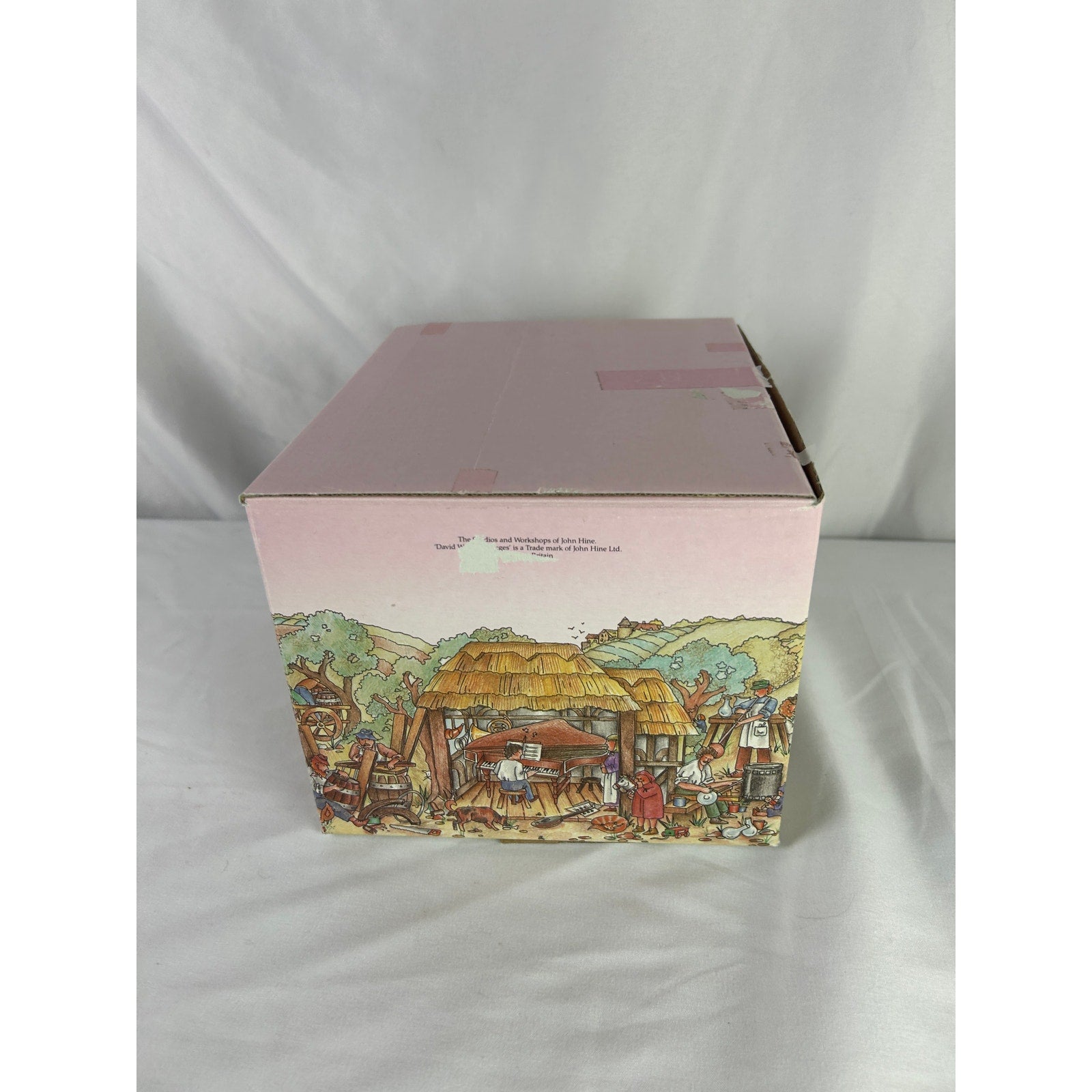 David Winter Y Ddraig Goch Welsh Collection Cottage 1993 Boxed