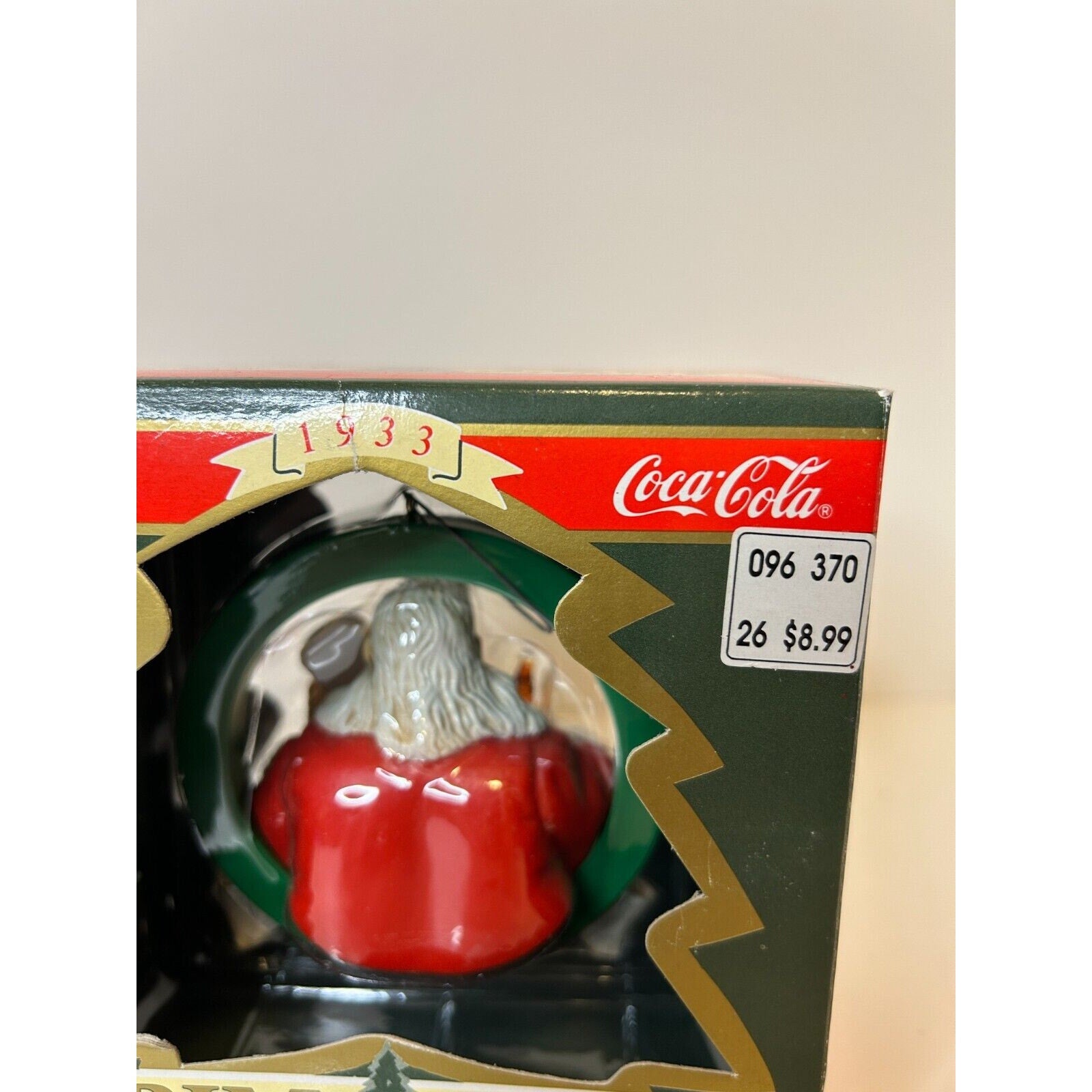 Coca-Cola Trim A Tree Collection Christmas Ornament lot of 2 Vintage 90s x97