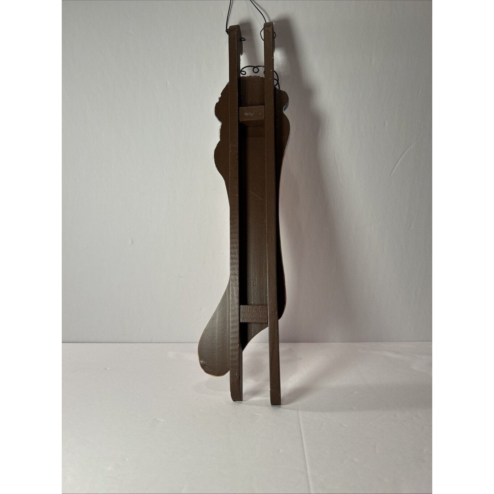 Wooden Christman Snowmen in Stocking Decorations