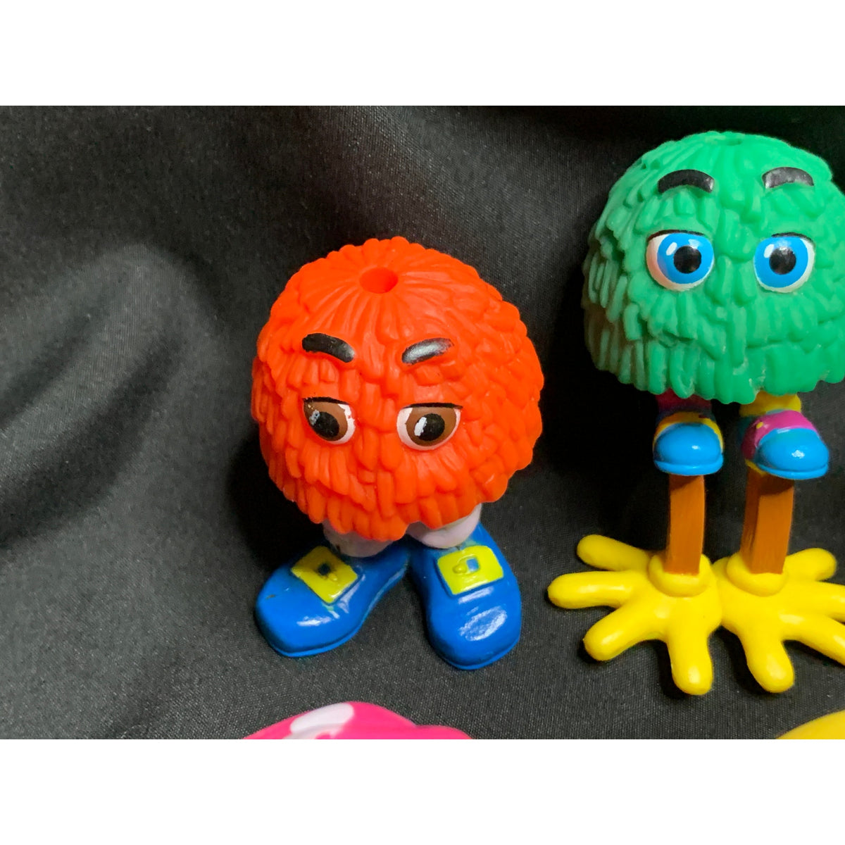 1989 McDonalds Funny Fry Friends Lot of 7 Vintage Happy Meal Fry Guys Toys