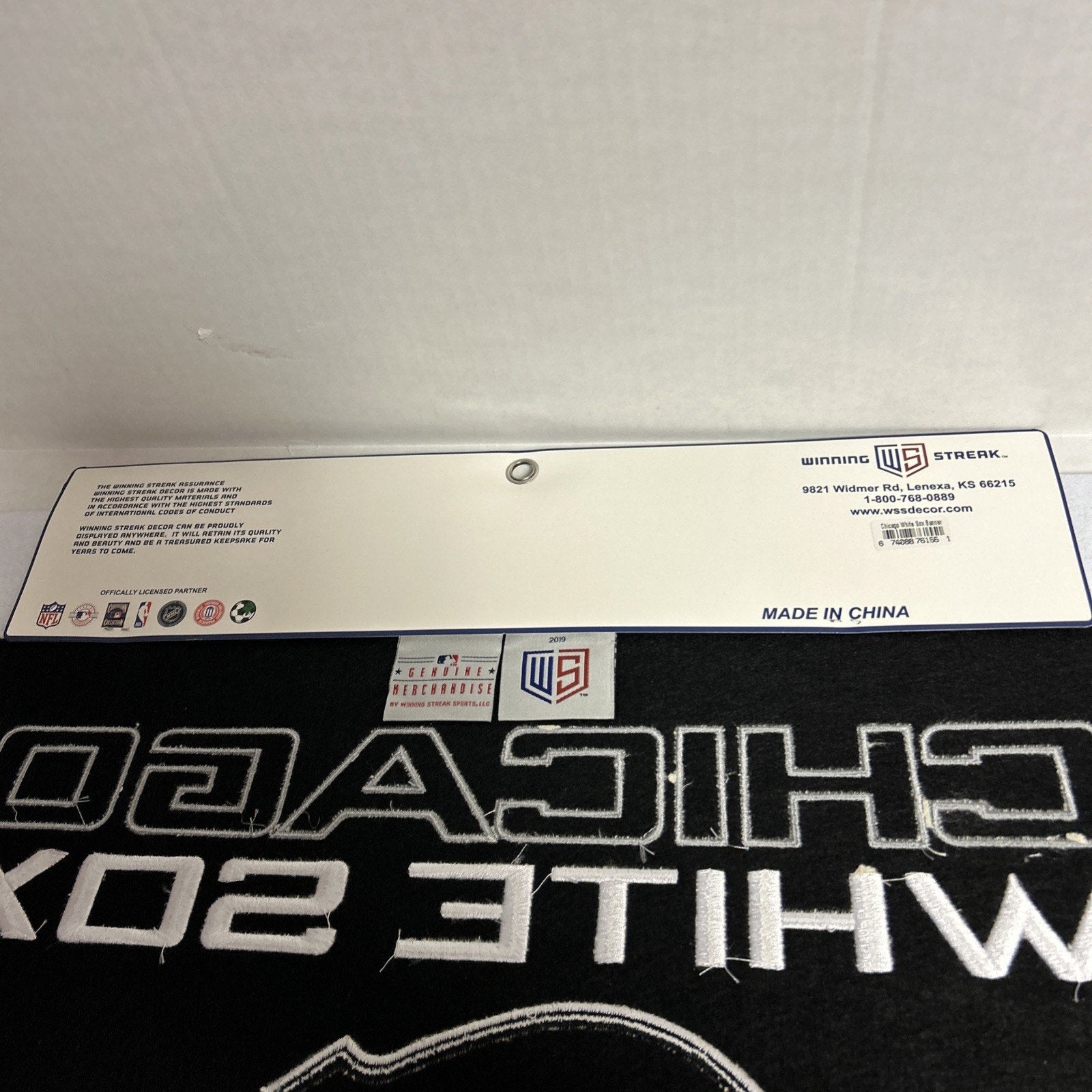 Chicago White Sox Wool Blend MLB Champions Banner, 24" x 36"