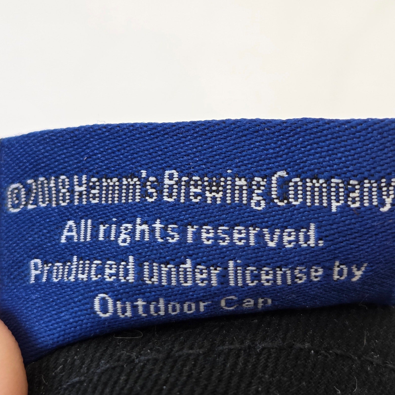 Hamm's Beer Trucker Snapback Hat Outdoor Cap Gray Blue Mesh OSFM Adjustable 2018