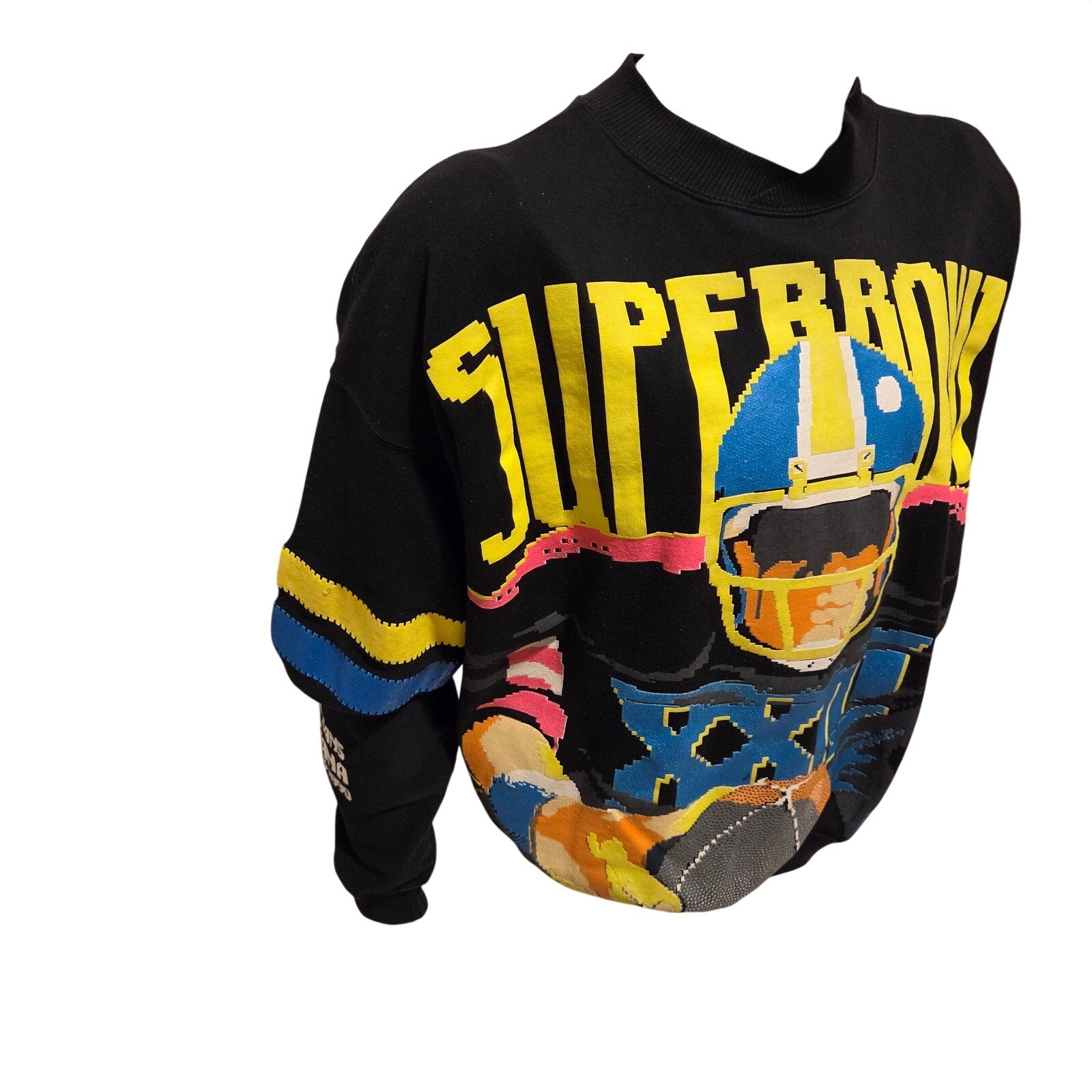 Caribe Sportswear Super Bowl XXIV 1990 NFL Vintage Crewneck Sweatshirt