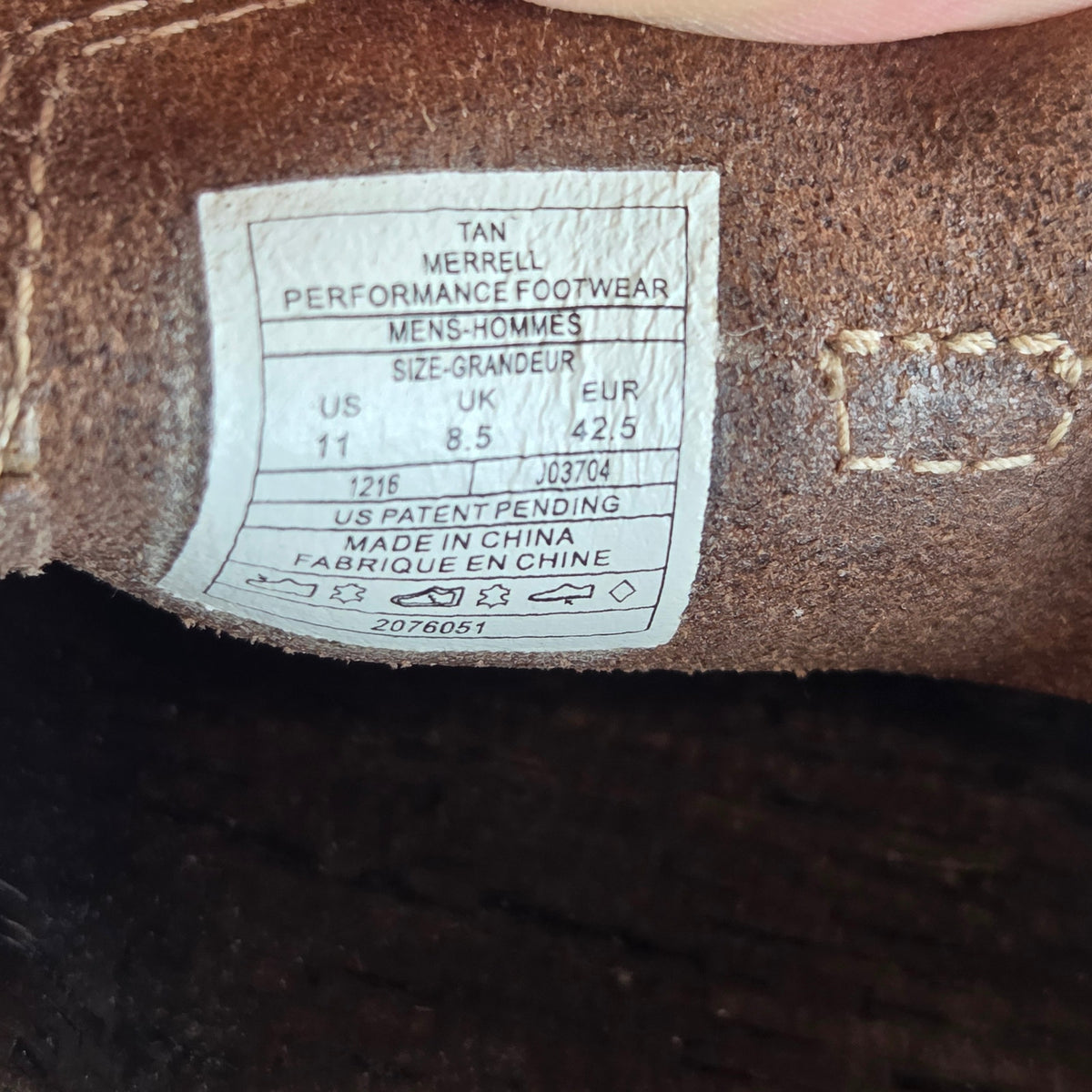 Merrell Around Town J03704 Womens 11 Tan Leather Perforated Slip On Mules
