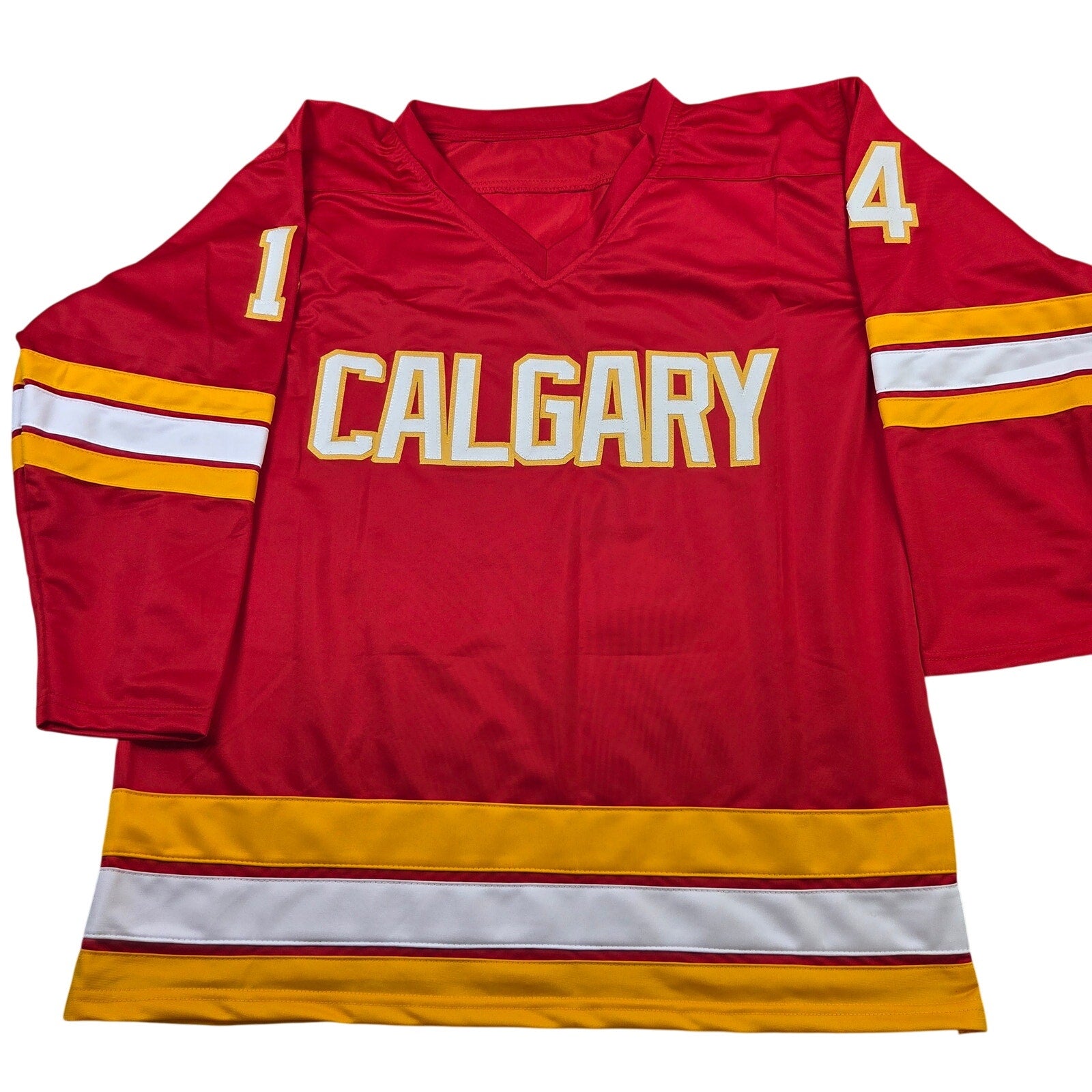 Theoren Fleury Signed Calgary Flames Custom Jersey BAS Witness Certified