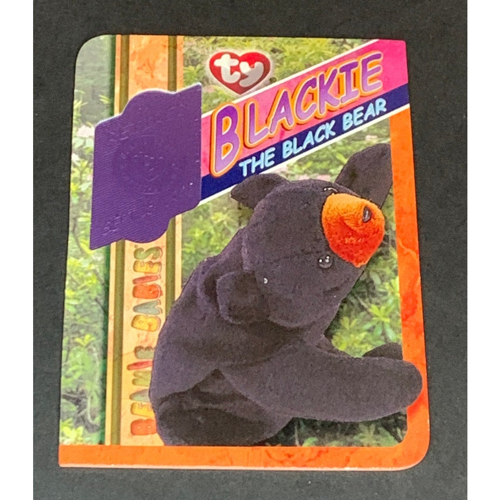 Ty BBOC Series IV Purple Foil Blackie Curly Card Lot