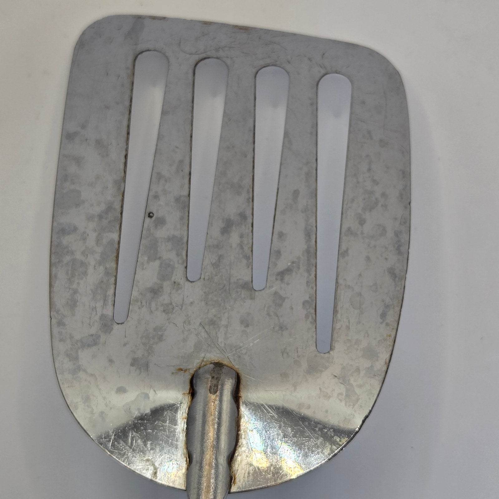 Vintage 1950s Ekco Chief Chrome Ladle & Slotted Spatula Utensils Set Made in USA