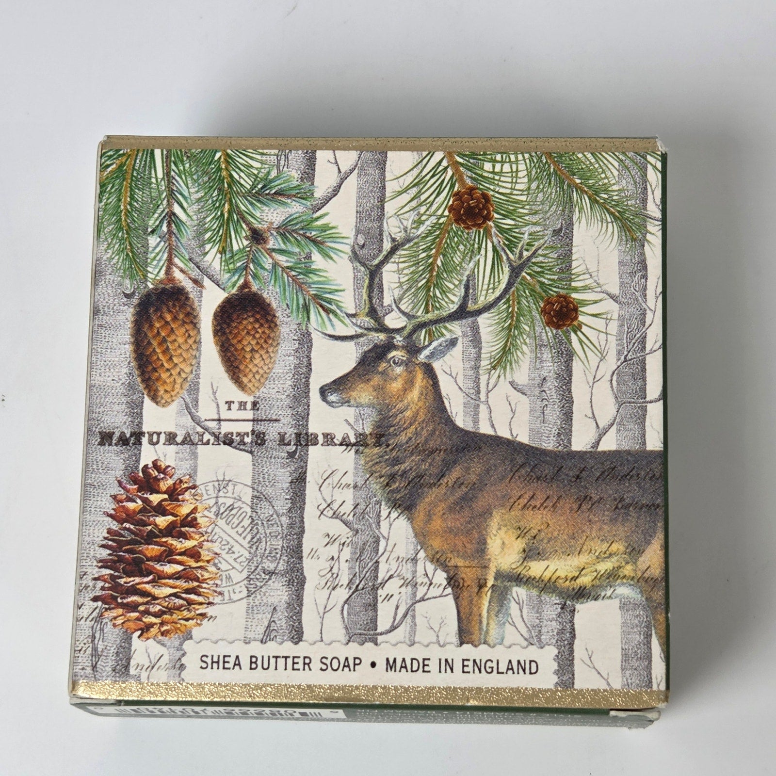 Michel Design Works Christmas Soap Set 3 Shea Butter Bars Balsam St Nick