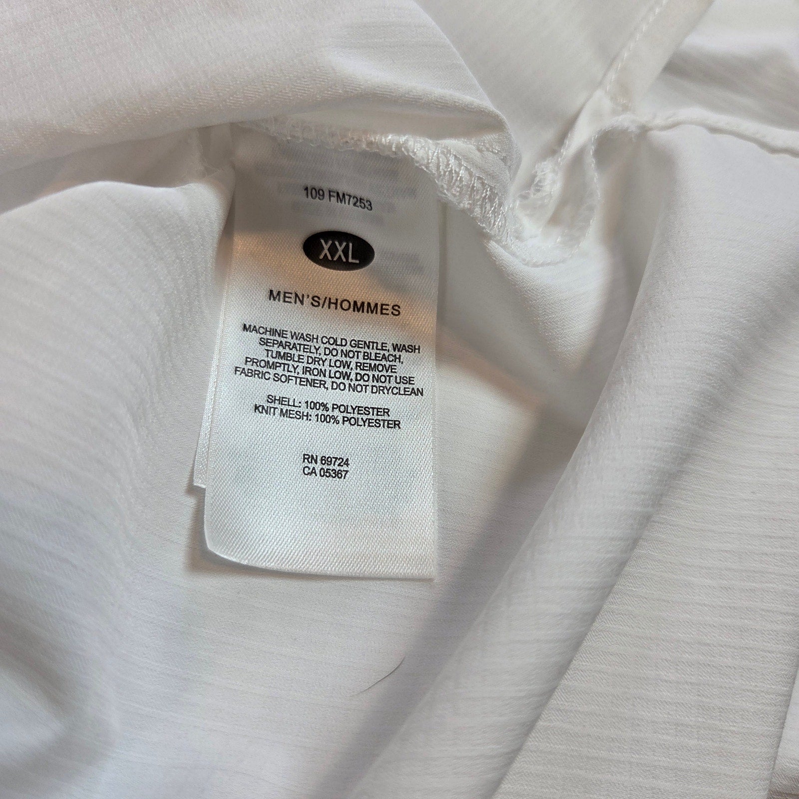 Columbia PFG Lindy Omni-Shade Fishing Shirt XXL White Long Sleeve Vented