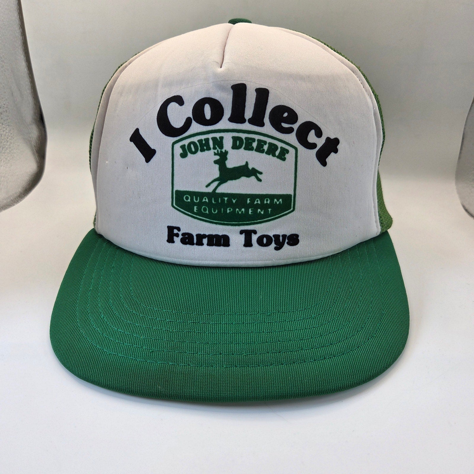 John Deere I Collect Farm Toys Trucker Hat Texas Tops Snapback Vintage