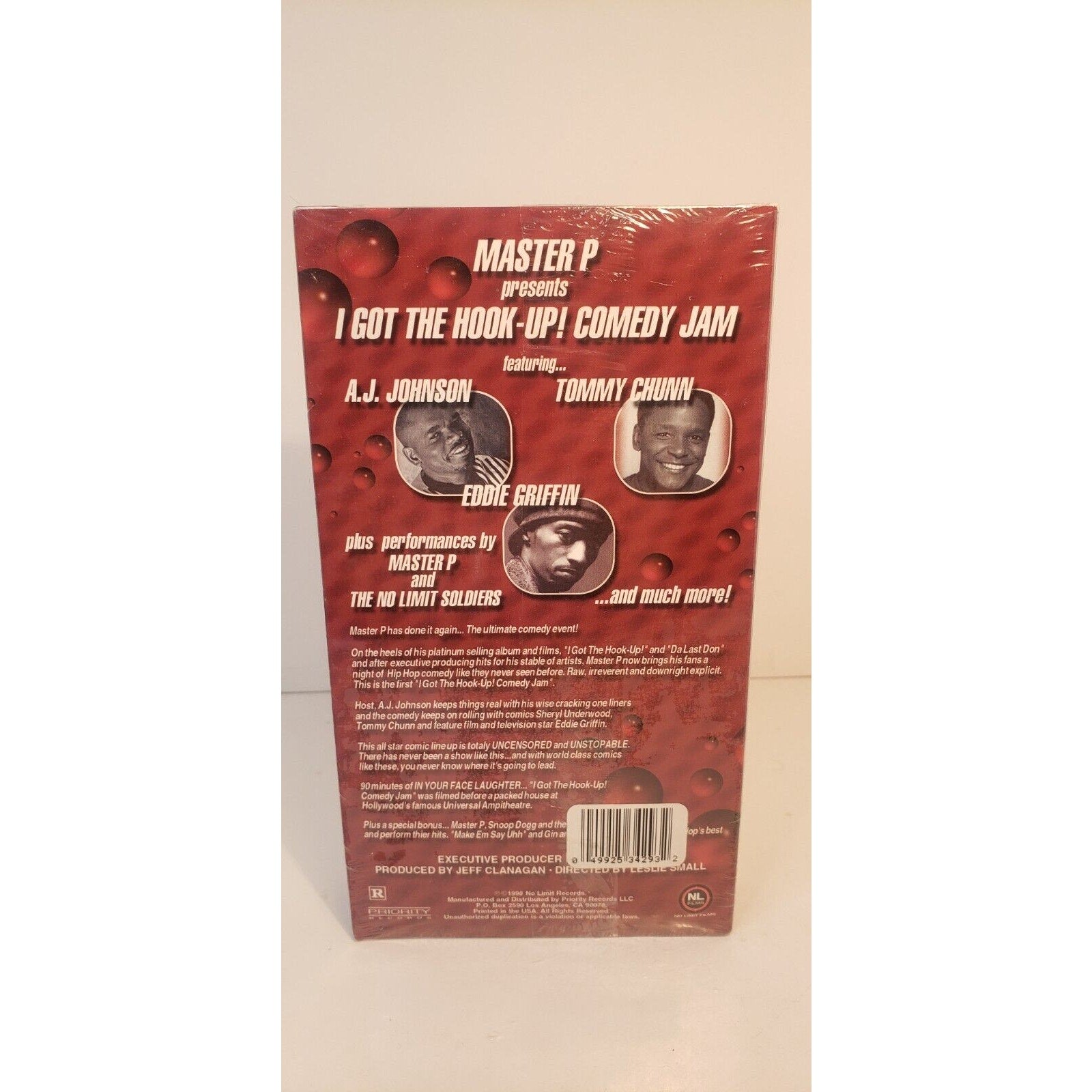I Got The Hook Up Comedy Jam VHS New Sealed 1998 Master P Eddie Griffin