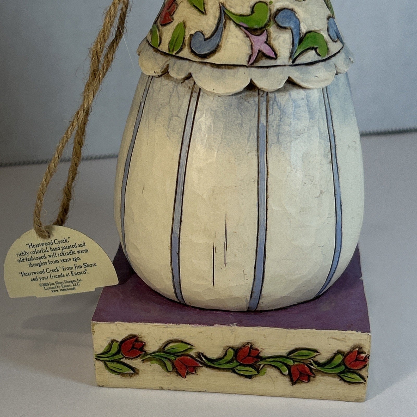 Jim Shore Heartwood Creek Snow Woman Winter Blossoms Figurine 2008 #4010358
