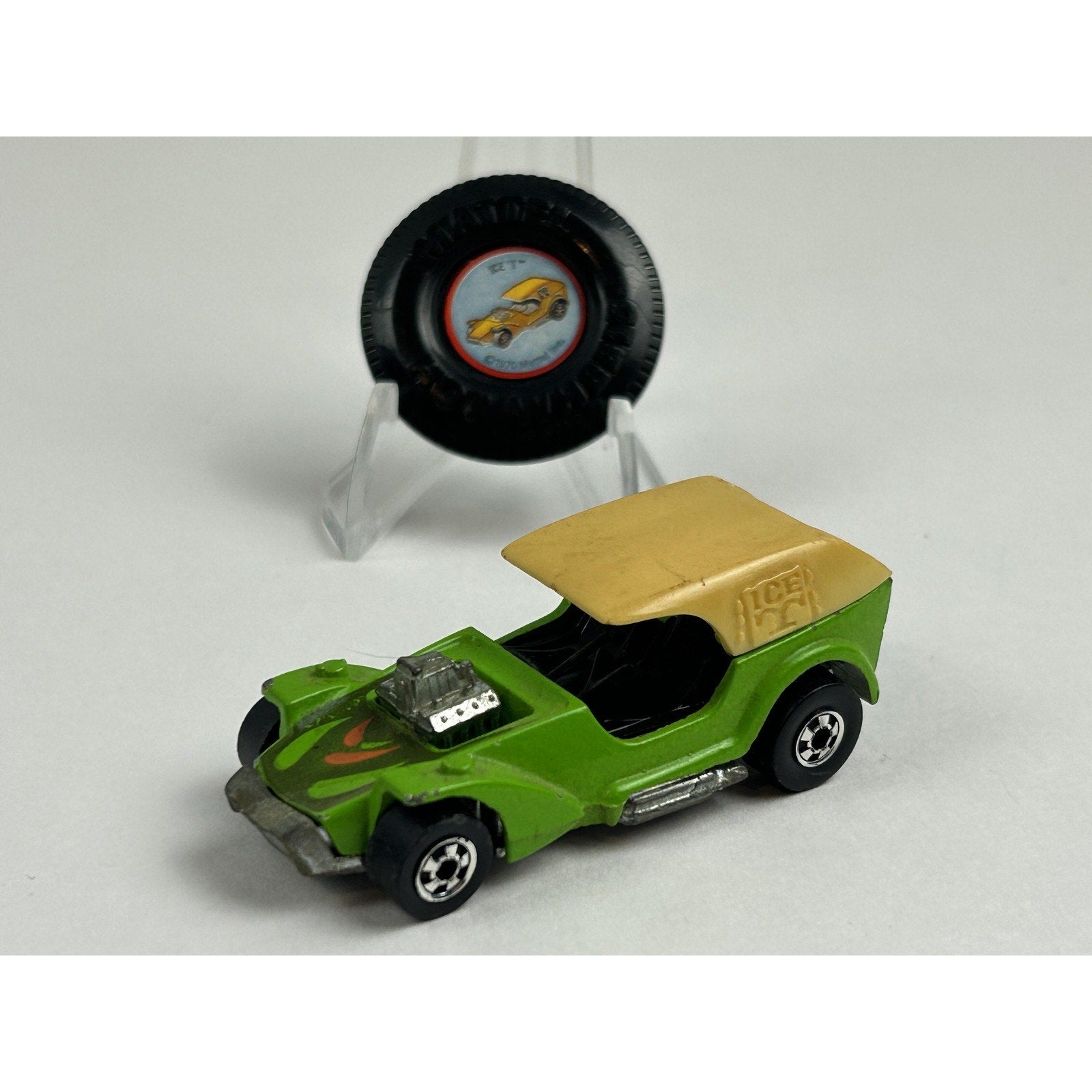 Vintage Hot Wheels Ice T Diecast Car 1969 Redline Mattel Hong Kong Ice Cream