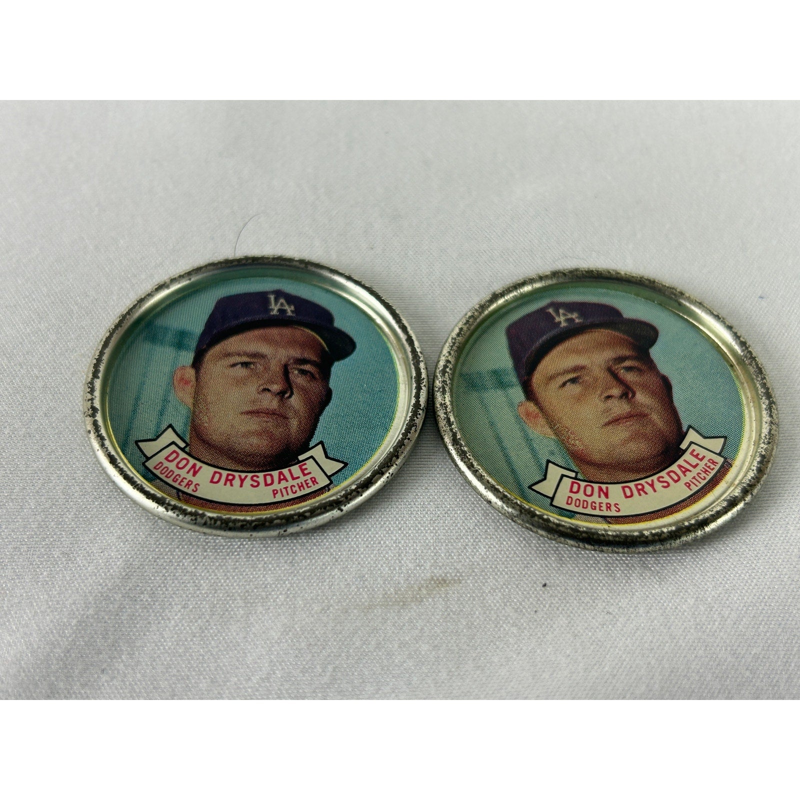 1964 Topps Baseball Coins Dodgers Lot Don Drysdale Sandy Koufax Howard