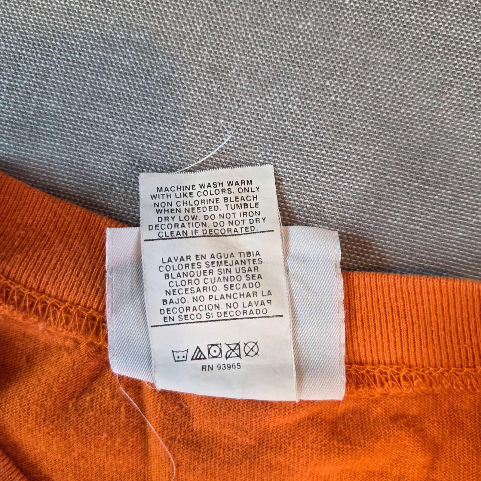 Vintage Tony Stewart #20 NASCAR Winner’s Circle Sleeveless Tee XXL Orange