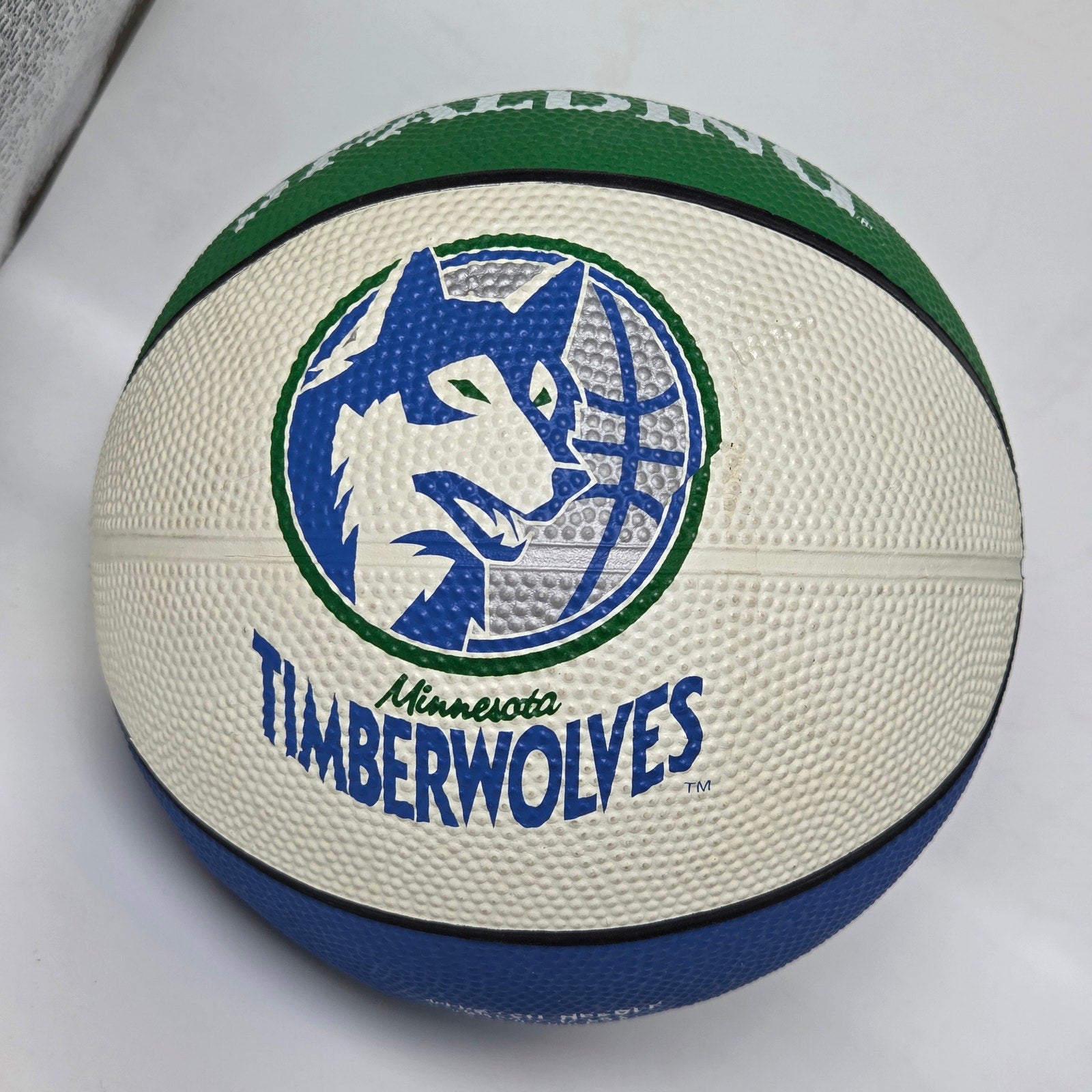 Spalding Minnesota Timberwolves Mini Basketball Sprite Promo Vintage 1990s