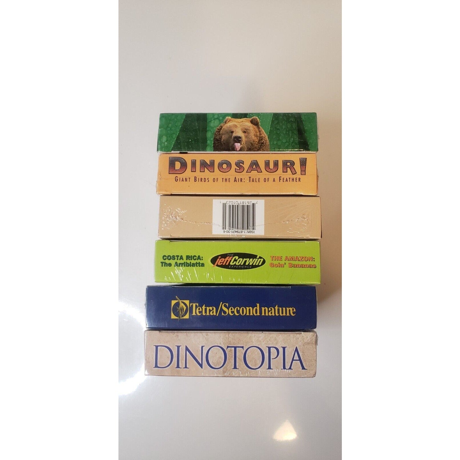 VHS New Sealed Lot of 6 Animal Themed Tapes