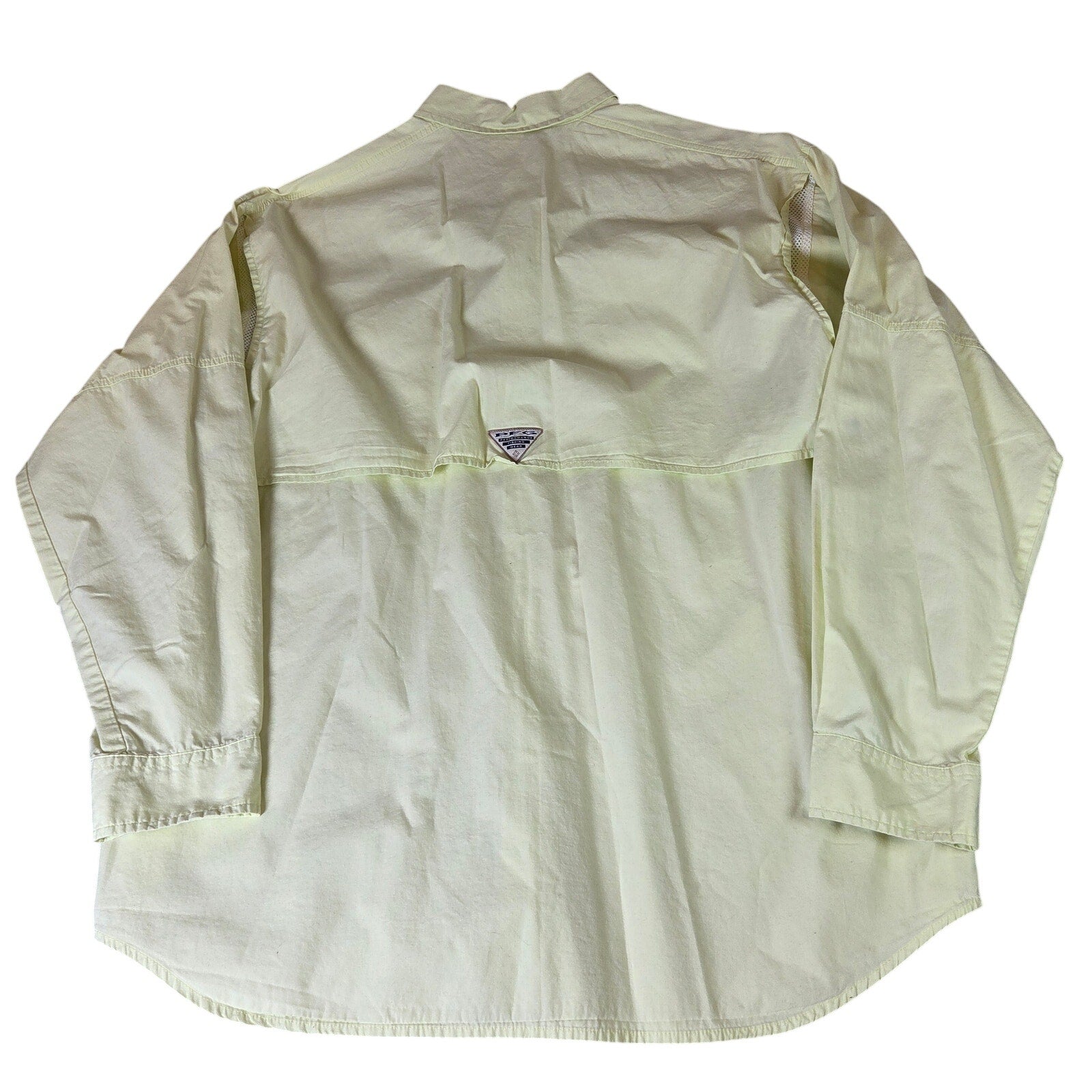 Columbia PFG Men’s L Long Sleeve Button Down Fishing Shirt Vented