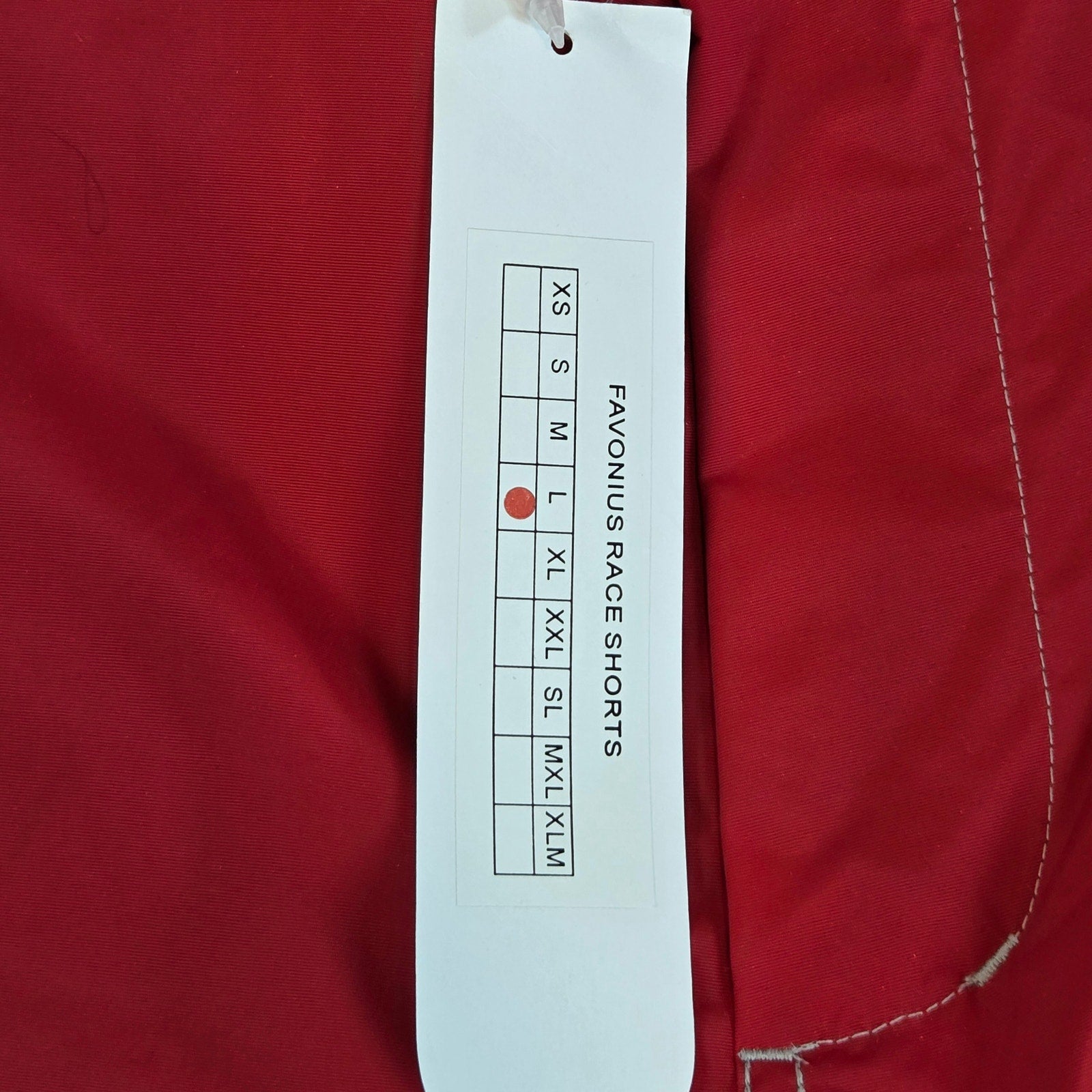Imhoff Sailing Shorts NWT Mens L Red Marine Deck Gear Polyamide Pockets