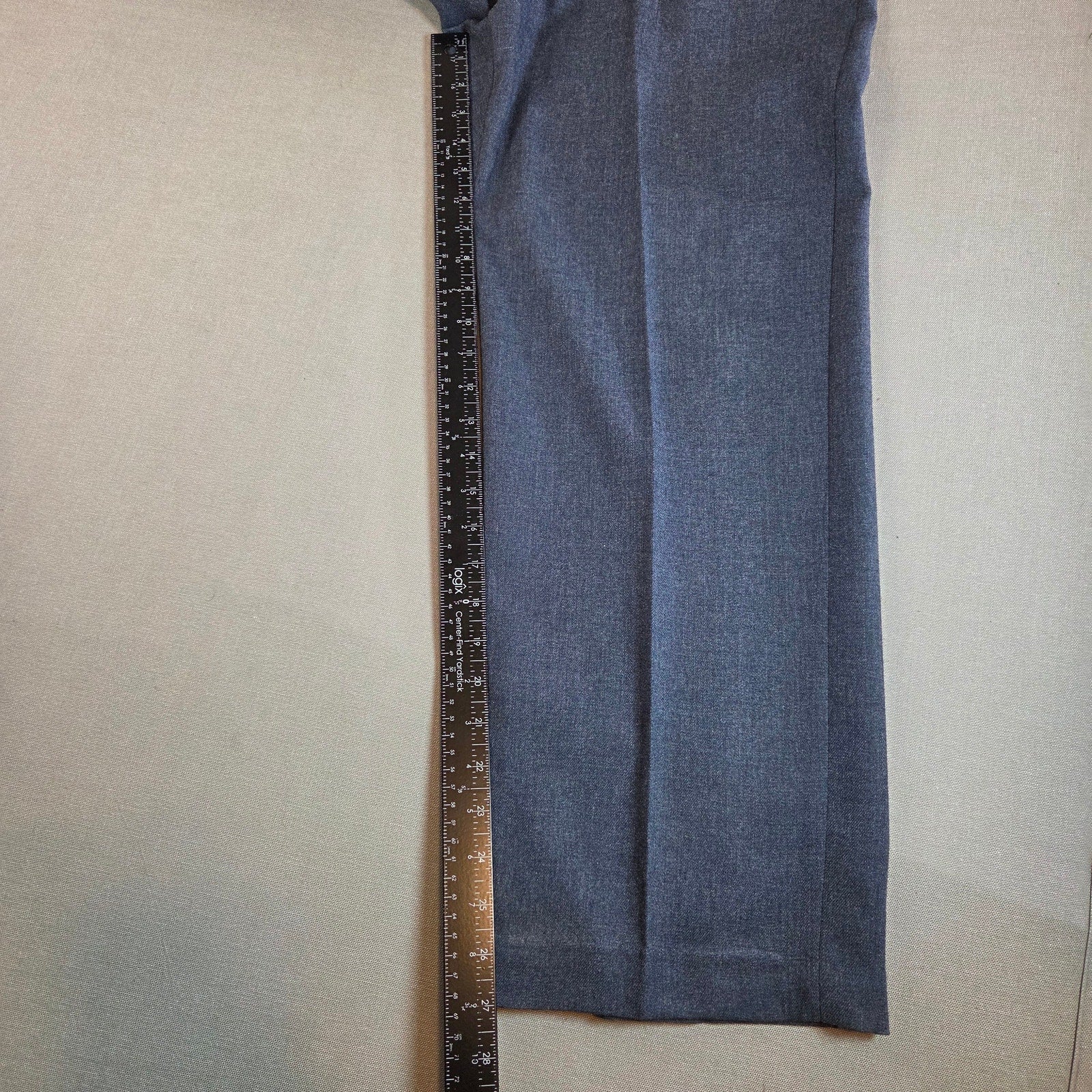 Vintage 1970s B.P. Britches Blue Dress Slacks 38x27 Wool Blend USA Made