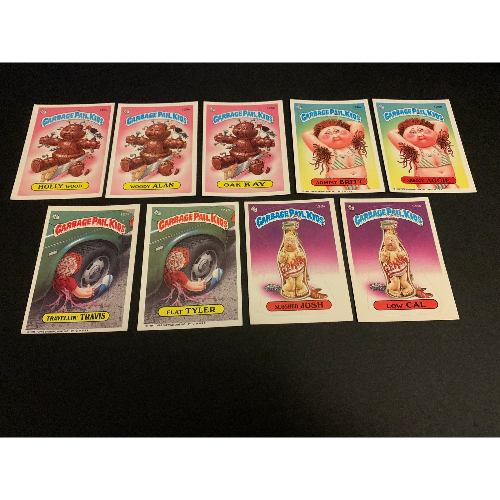 1986 Topps Garbage Pail Kids Series 4 Complete Set w/ Reese Pieces Crystal Gale