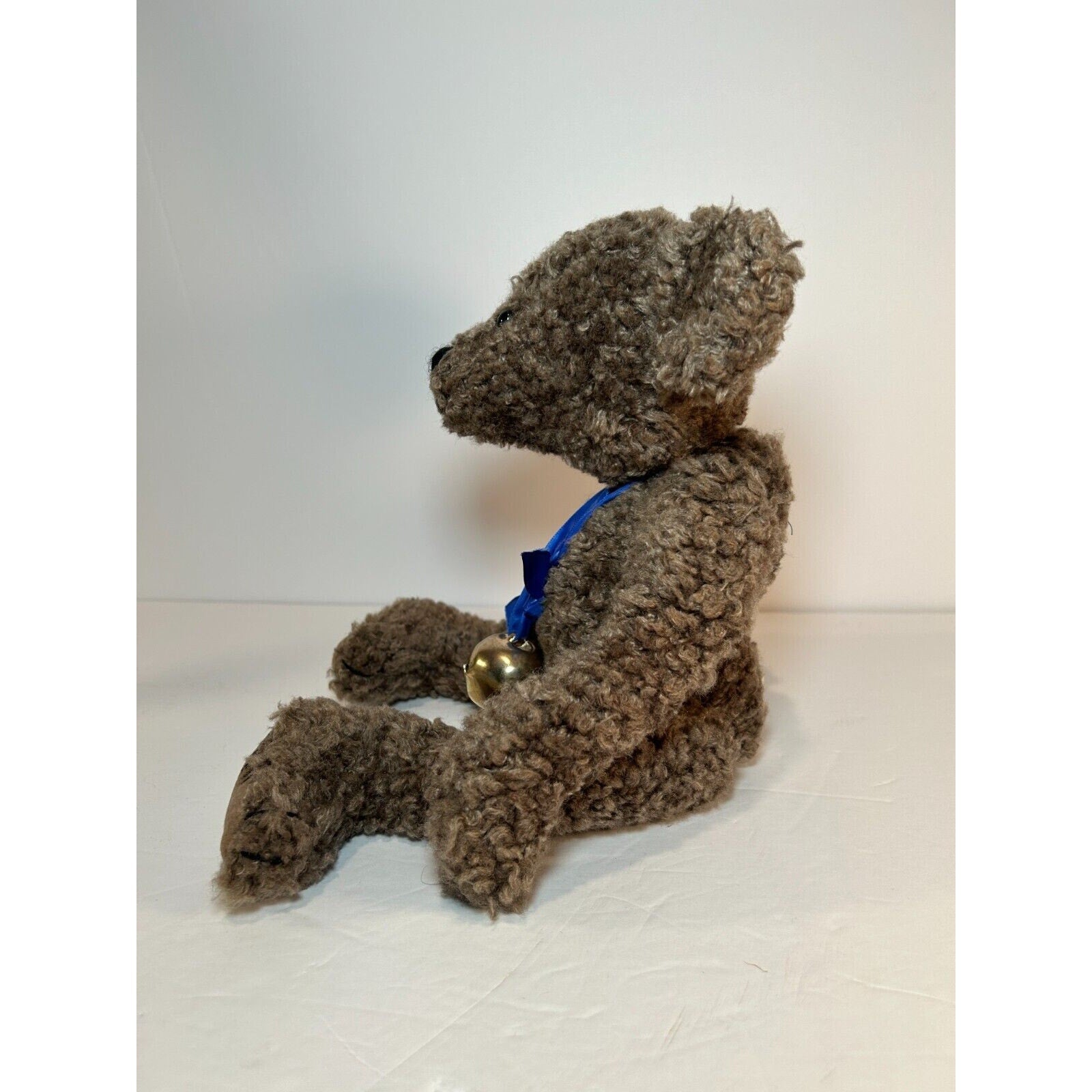 Vintage Handmade By Susan Palmer Golden Brown 5 Way Jointed Teddy Bear Plush